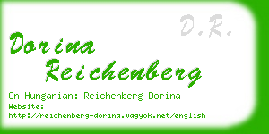 dorina reichenberg business card